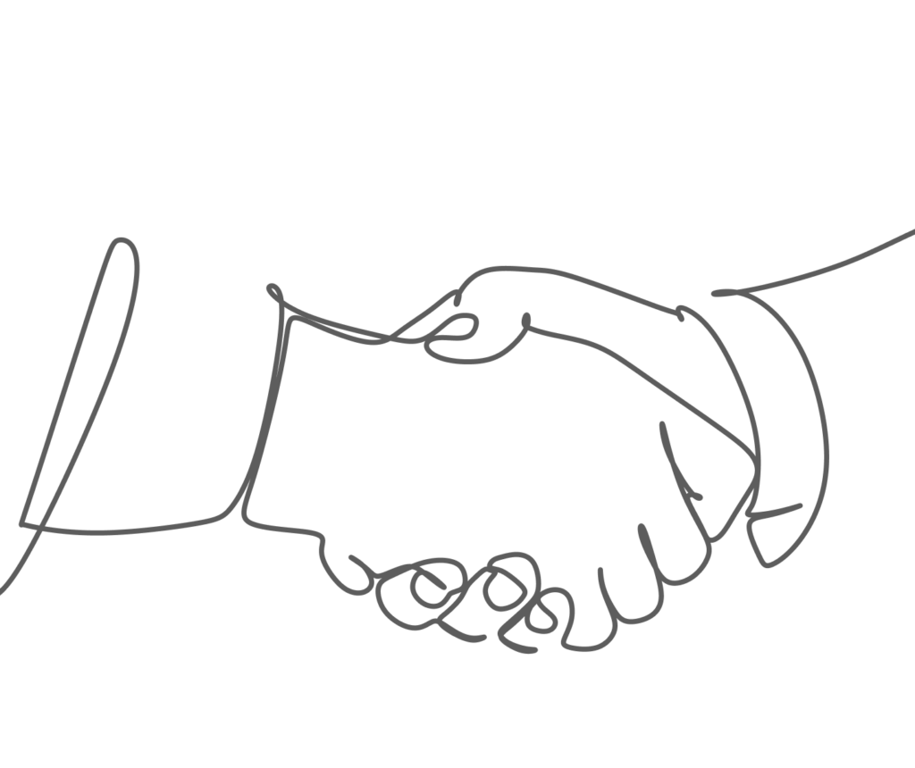 One line Handshake