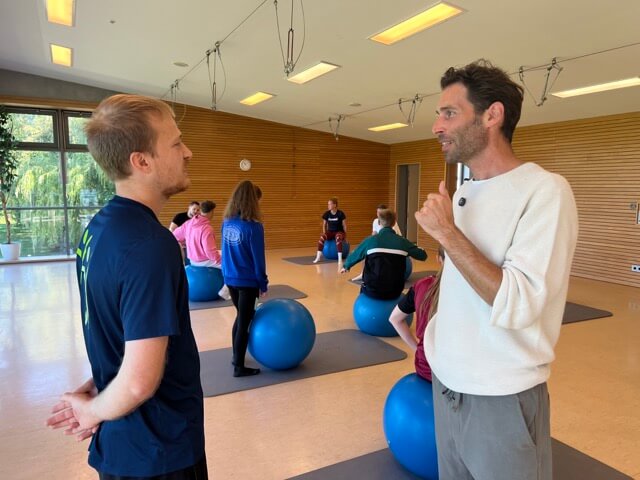 Gespräch im Therapiezentrum